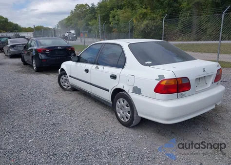 1999 Honda Civic Lx из США, поврежденный, VIN 2HGEJ6672XH503871